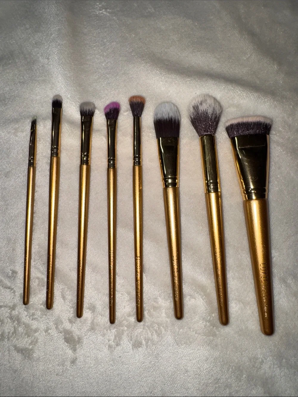 Luxie Gold Handle Makeup Brush Set
